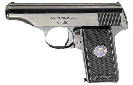 【ワルサーモデル8】(Walther Model 8・ピストル・1920～1940年・.25 ACP・装弾数：8)のご紹介