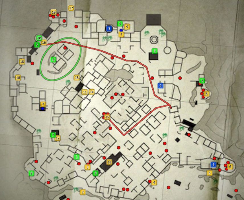 ミッション5：シワオアシス (Siwa Oasis)城郭内マップのご紹介