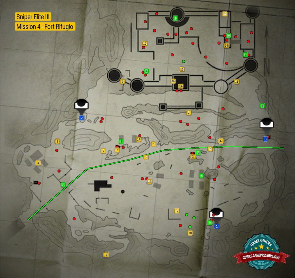 ミッション4：フォートリフジオ (Fort Rifugio)マップのご紹介
