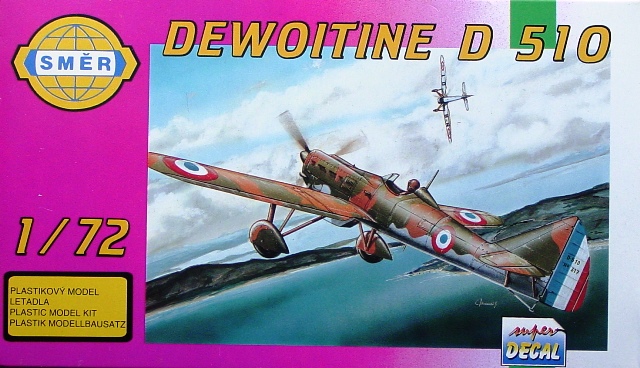 『DEWOITINE D510 (1/72・SMER/セマー)』のご紹介
