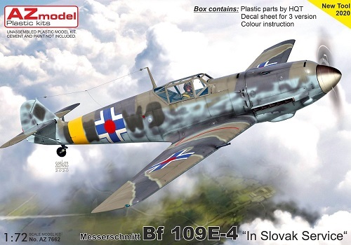 『Messerschmitt Bf 109E-4 In Srovak Service (1/72・AZ Model/エーゼットモデル)』のご紹介