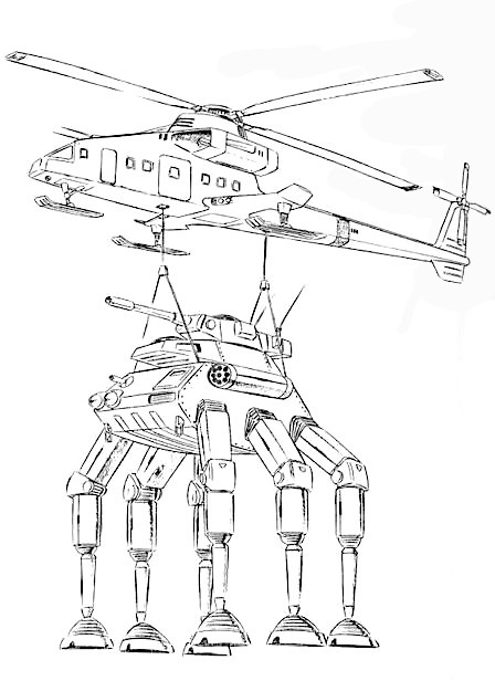 連邦軍管制ヘリ キュレイユCH24グレイハウンドのご紹介