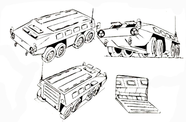 装甲車・兵員輸送車 ブロムリーST48Dのご紹介