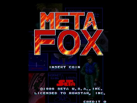 メタフォックス (機種：AC・発売：1989年・セタ)のご紹介