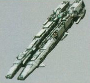 「大型ミサイル巡洋艦ネルヴァ級(ステージ：4・種類：巡洋艦・乗員：・耐久値：3・得点：本体1,0000/本体(停泊中)5,000/ハッチ500/ミサイル300)」のご紹介