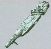 「大型レーザー巡洋艦マリウス(ステージ：4・種類：巡洋艦・乗員：・耐久値：3・得点：本体1,0000/本体(停泊中)5,000/ハッチ500)」のご紹介