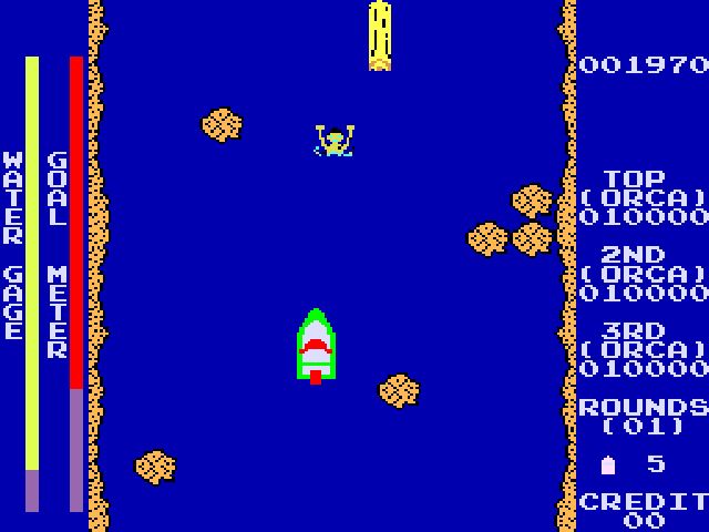 「オルカ」は1981年に縦スクロールのアクションゲーム「リバーパトロール」をヒットさせ、当時それなりに名の知られていた会社でした。