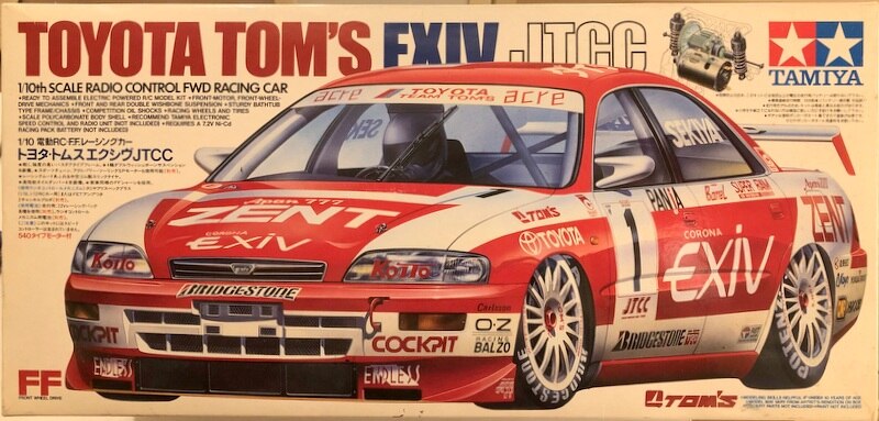 『トヨタ トムス エクシヴ JTCC (TA02W) (【タミヤ】発売：1995年)』のご紹介