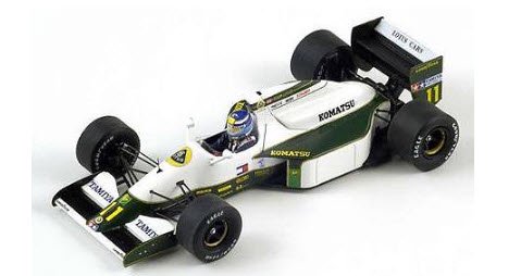 1991年・9位 / 3ポイント【シャーシ：Lotus 102B・エンジン：Judd V8・タイヤ：ダンロップ】のご紹介