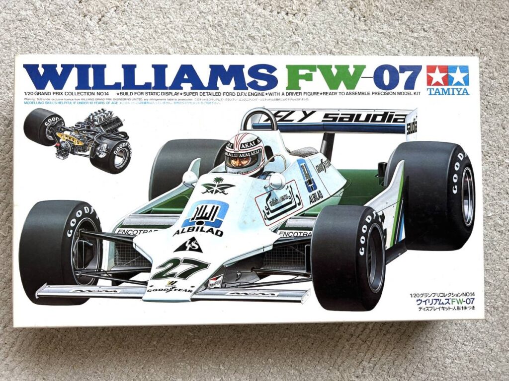 『ウィリアムズFW-07 (【タミヤ】発売：1980年)』のご紹介