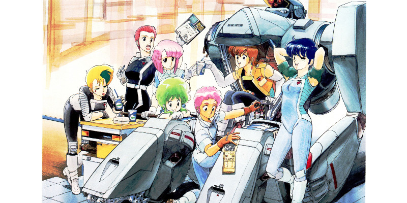 『ロボットアニメ：ガルフォースシリーズ(1986~96年：全10作品)』のご紹介