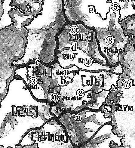 「バイストンウェルの地図:主要な都市の名や地名」のご紹介
