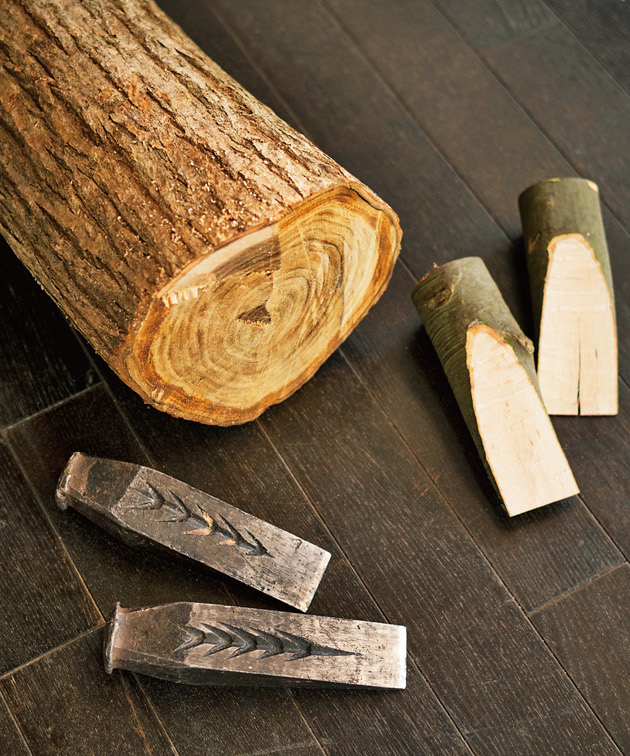 DIY/グリーンウッドワーク：木の性質を理解し、正しい道具を使って「丸太を割る技術」についてご紹介