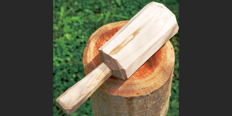 DIY/グリーンウッドワークで使用する「自分だけの木槌を作る方法」のご紹介
