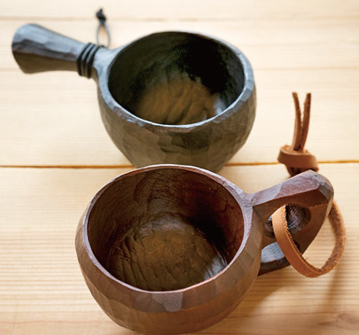ククサの伝統的な作り方「塩ゆで」
