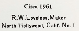 【4】【2】カリフォルニア州ローンデールに工房を構えていた1968~74年「Lawndale,California」時代