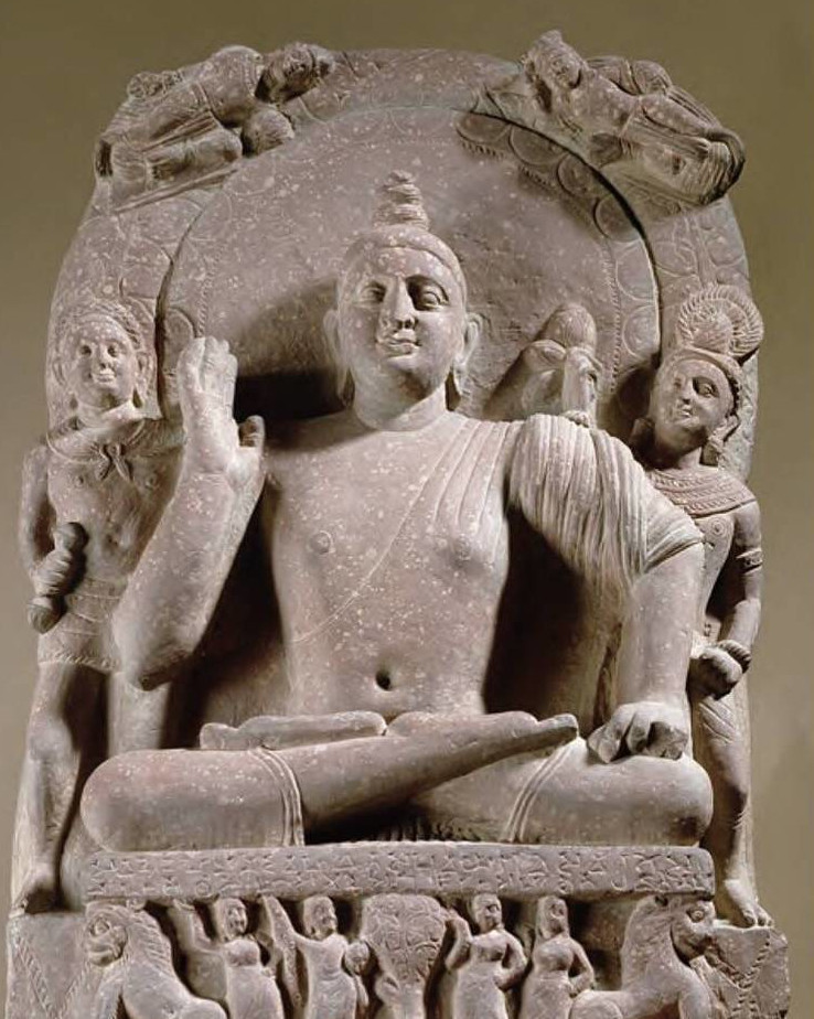 2世紀頃、マトゥラー(インド)において、ガンダーラ(パキスタン)とほぼ同じ時期に仏像の制作がはじまった。