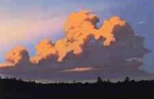 【3】雲に映り込む影を描く