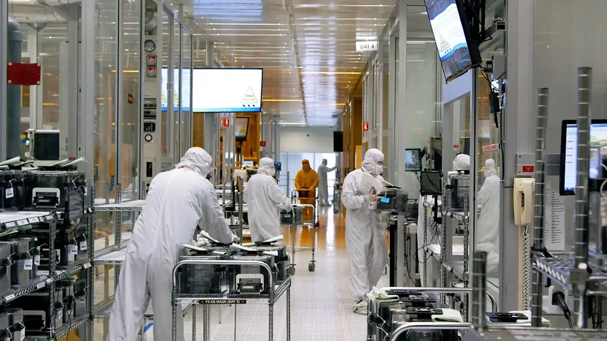 「中国半導体企業マップ（分野別）」
