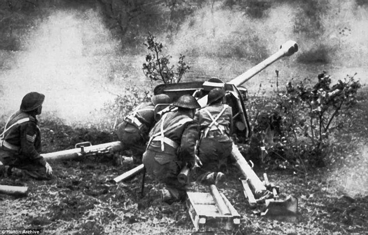  ナポリ・ヴェスヴィオ周辺でのドイツ軍防衛線（1943年秋）