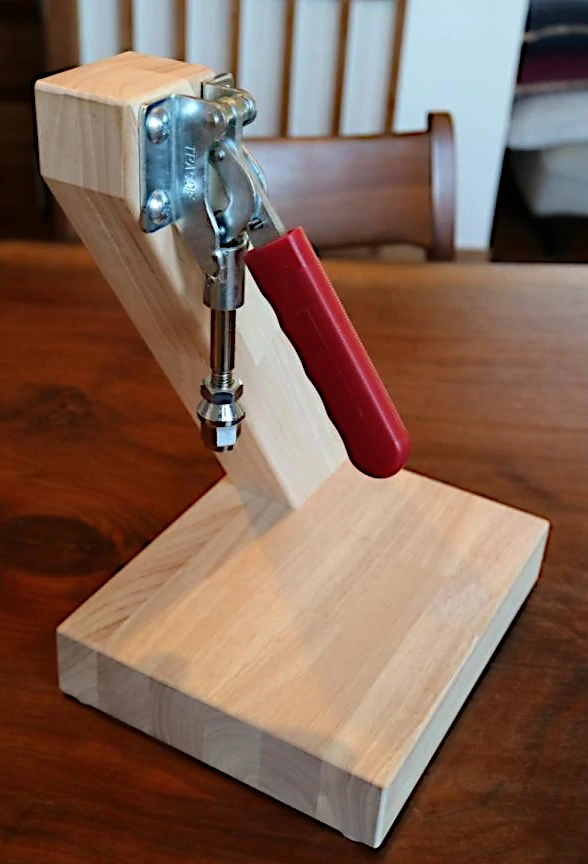 自作「菱目打ち機（トグルクランプ式）」の作り方