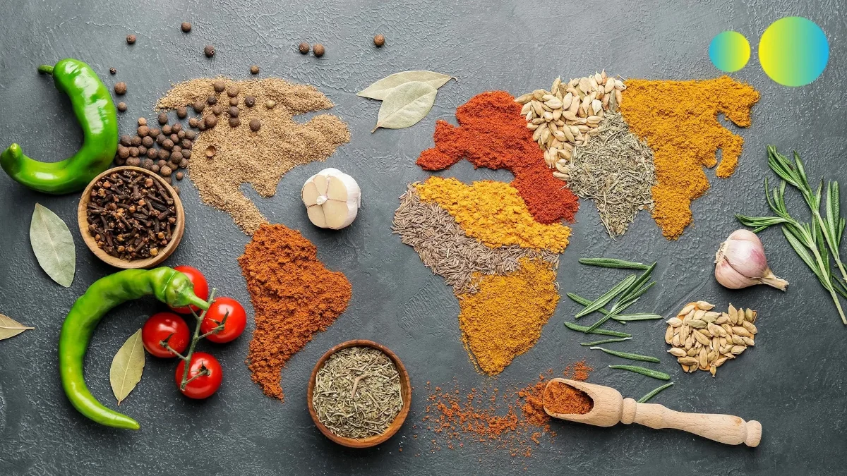 食材の歴史‐起源 → 交易・拡散 → 加工技術 → 現代の変化