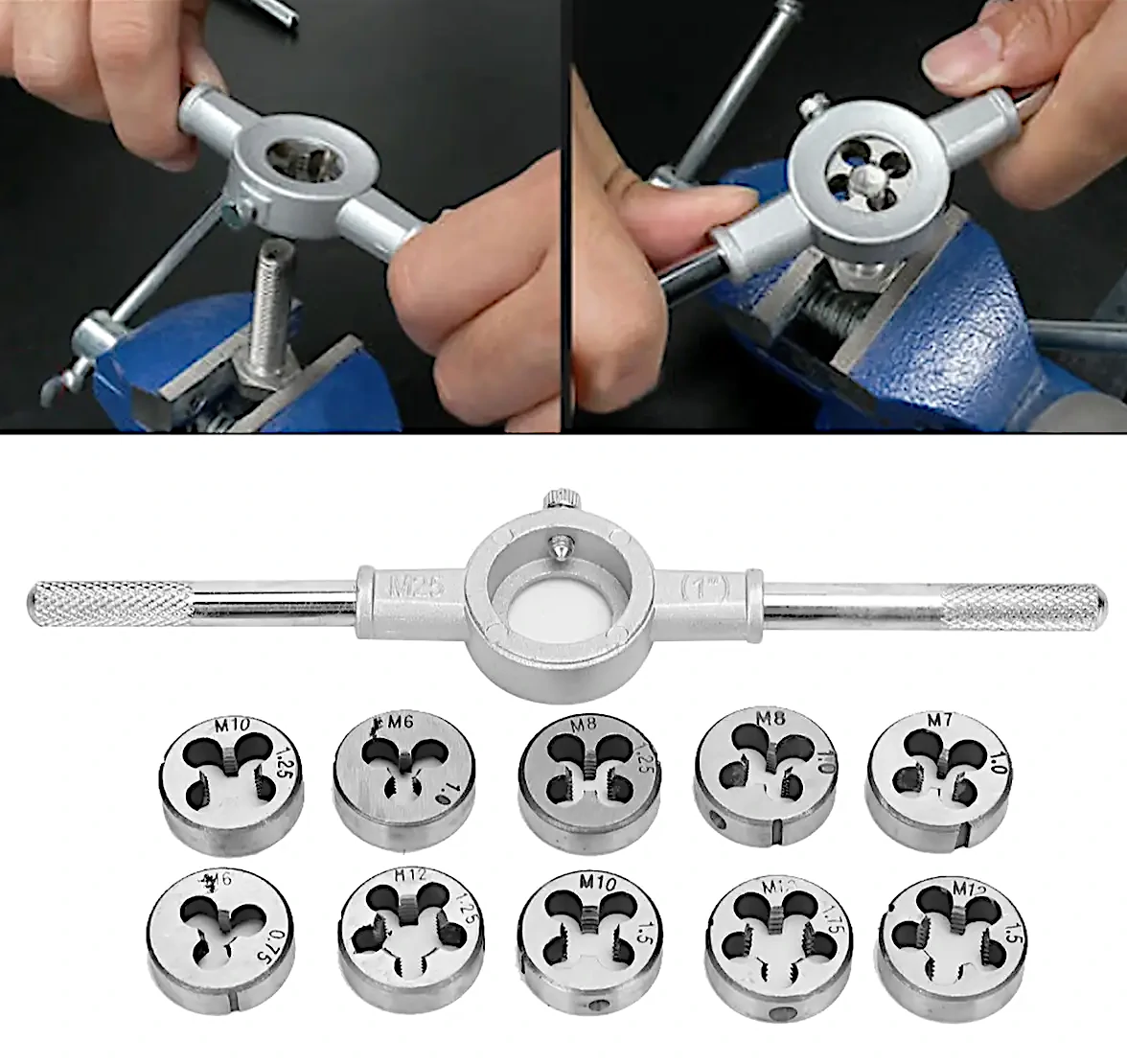  ダイスハンドル ‐ 外ねじ加工を安定して行うための必須工具