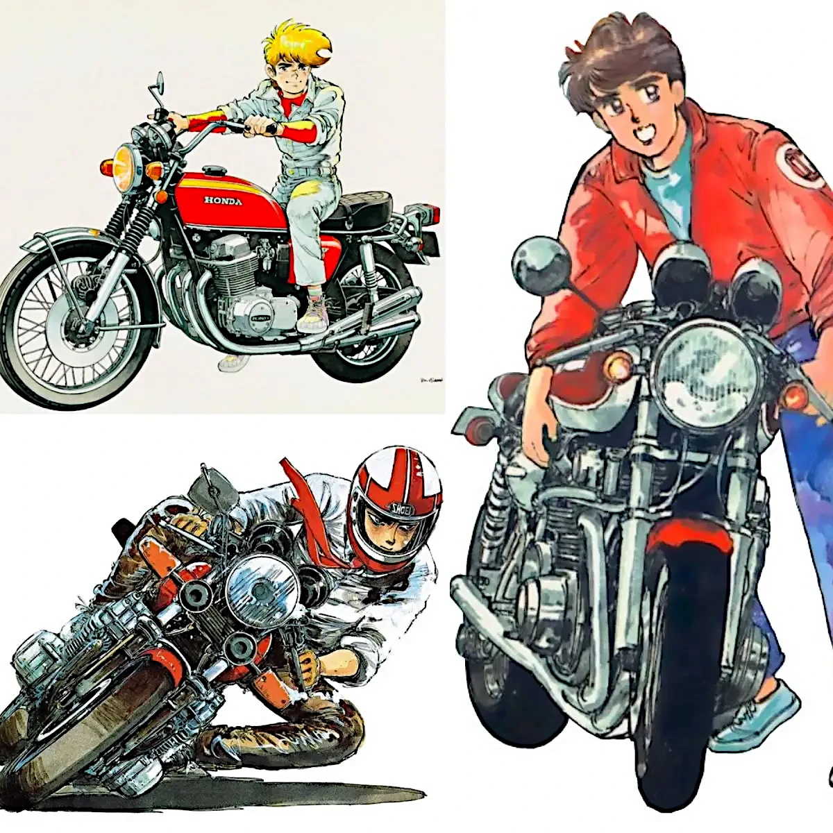  『ナナハンライダー × バリバリ伝説 × あいつとララバイ』比較年表（1970〜2025）