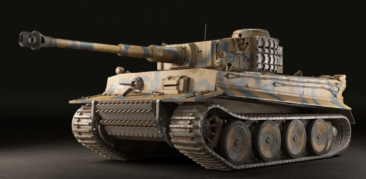 T-34（76 mm砲）とTiger I（88 mm砲）射撃性能の比較表（距離別貫通力）