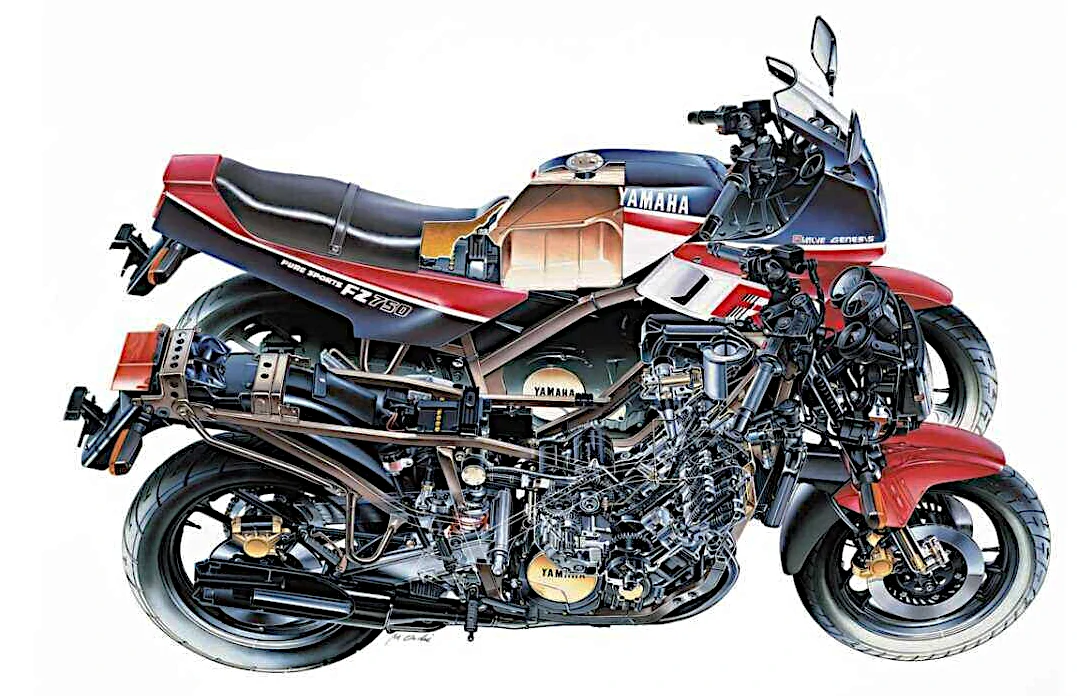 ヤマハ「FZ750」オートバイの近代スポーツ構造を決定づけた金字塔