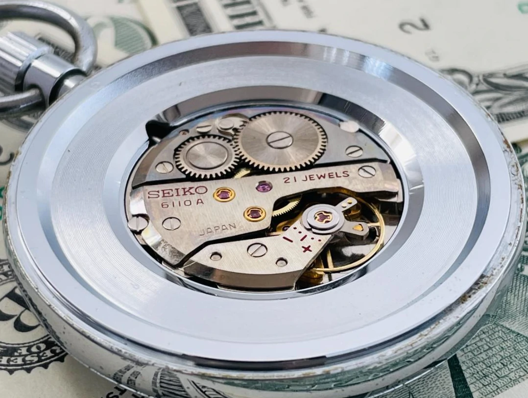 SEIKO 懐中時計 6110-0010T ― 機械式からクオーツへ移る直前の到達点