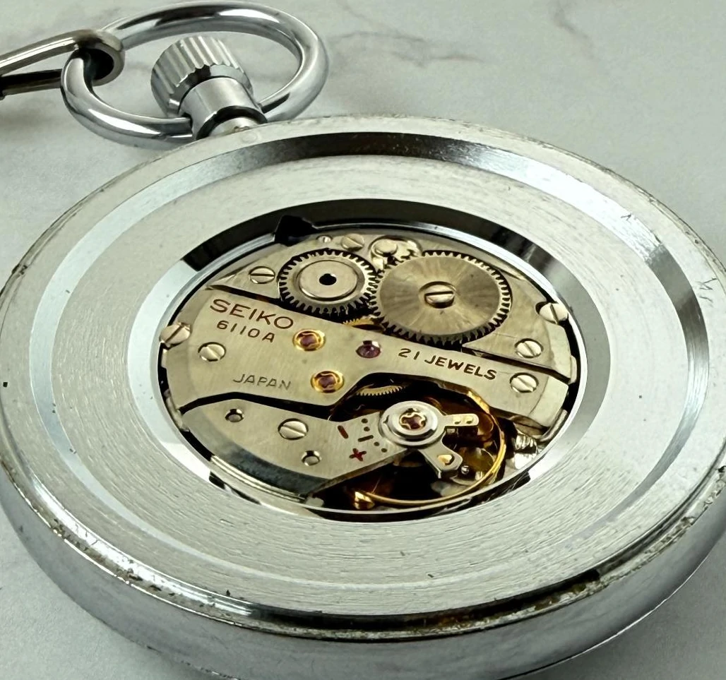 ムーブメント（6110系）― セイコー機械式懐中時計の完成段階