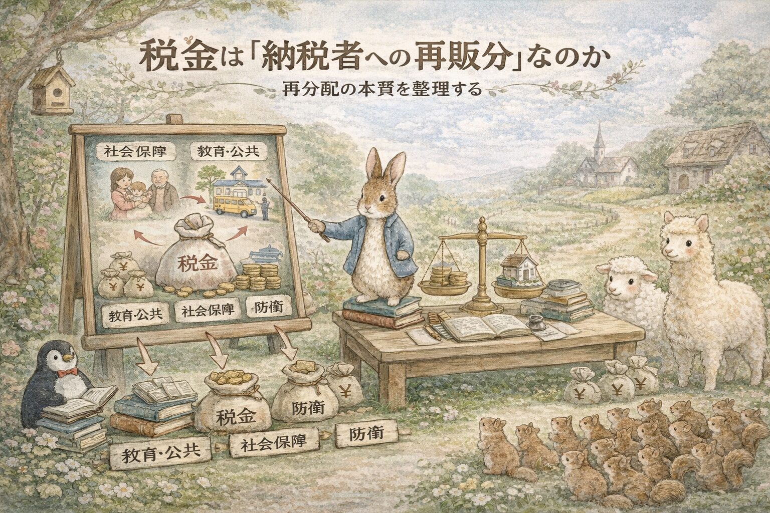 税金は「納税者への再販分」なのか｜再分配の本質を整理する