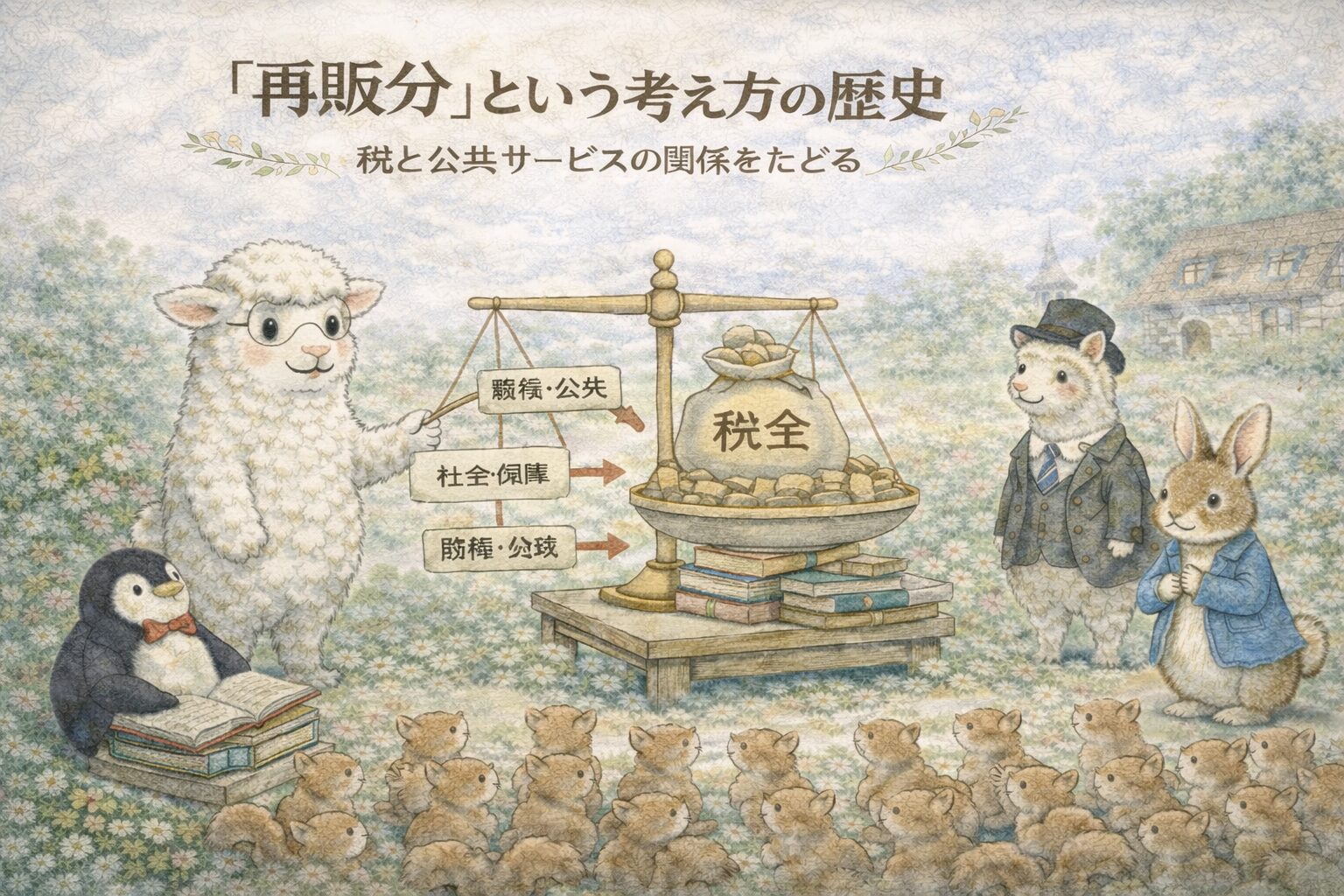 「再販分」という考え方の歴史｜税と公共サービスの関係をたどる