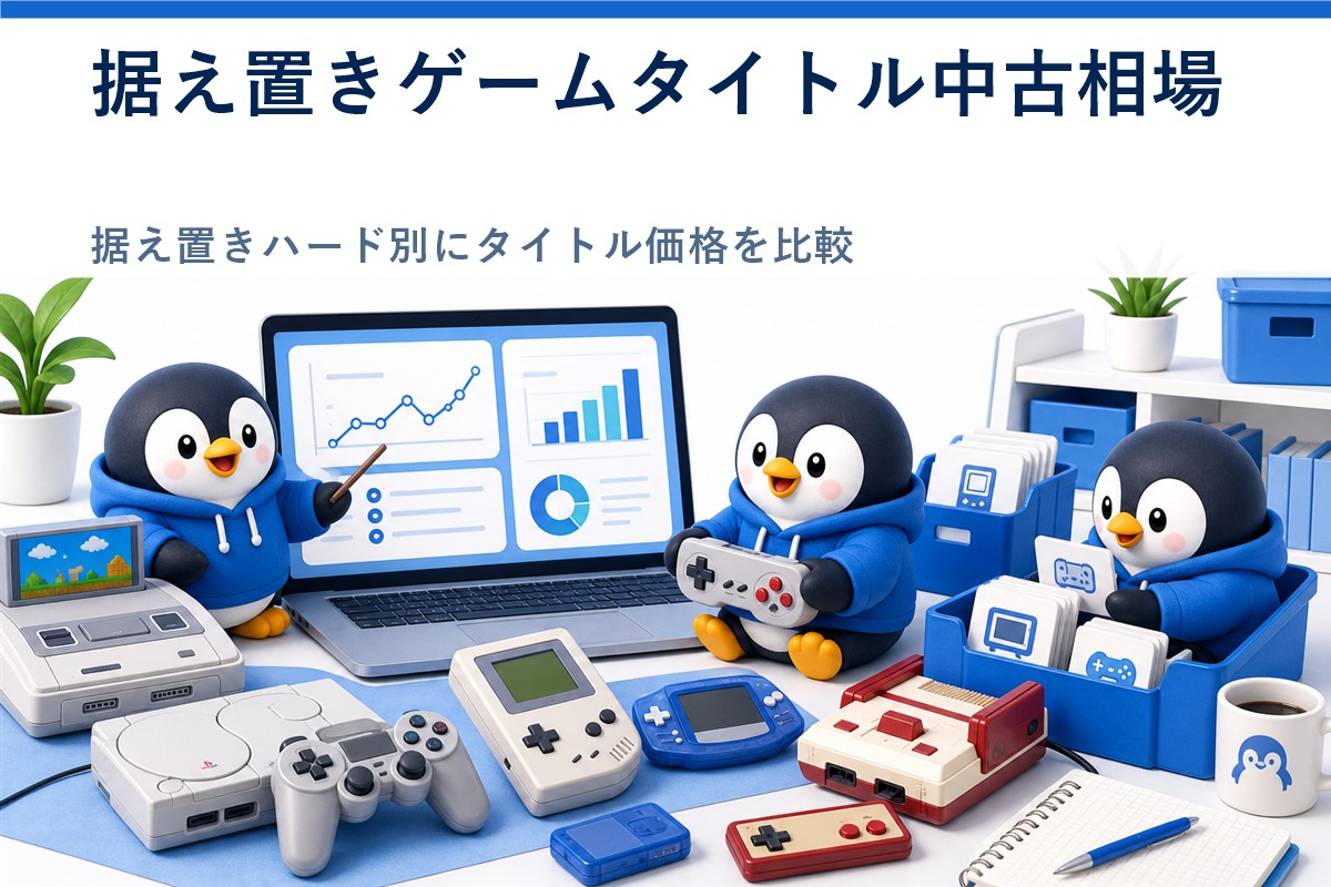 据え置きゲームタイトル中古相場