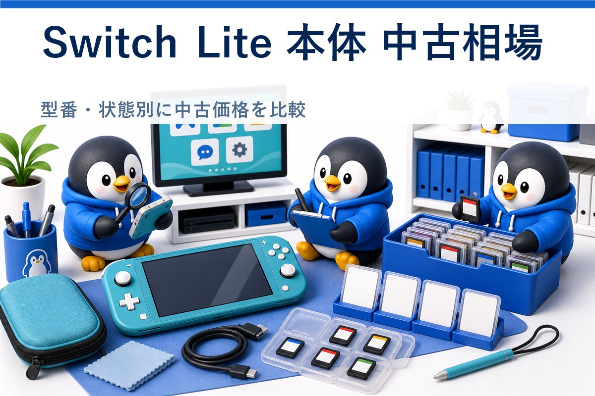 Switch Lite 本体 中古相場